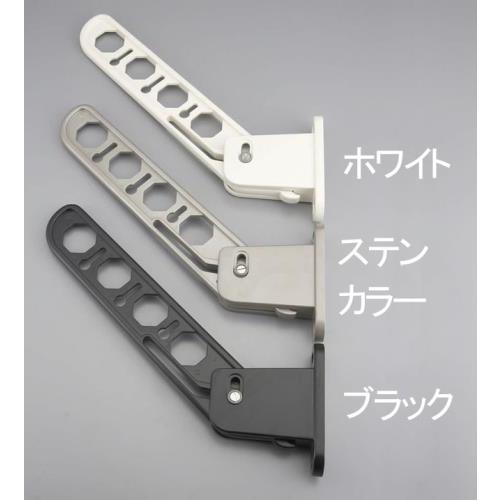 エスコ (ESCO)  EA951FB-76 550x160mm 腰壁用物干し(ブラック) EA951FB-76 | 