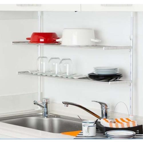 【SALE価格】エスコ (ESCO)  EA951FE-20A 617x236x550-900mm 突っ張りキッチン収納棚 EA951FE-20A | 