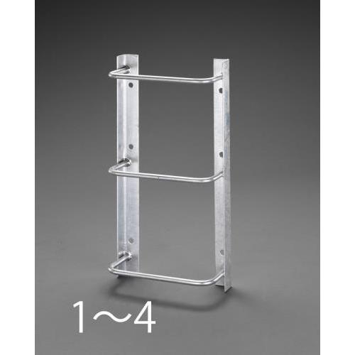 エスコ (ESCO)  EA951SC-2 350x 700mm/3段 タラップ(スチール製) EA951SC-2 | 
