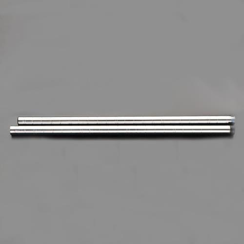 エスコ (ESCO)  EA976AJ-320 φ25x1200mm メタルラックポール(4本) EA976AJ-320 (2組セット) | 