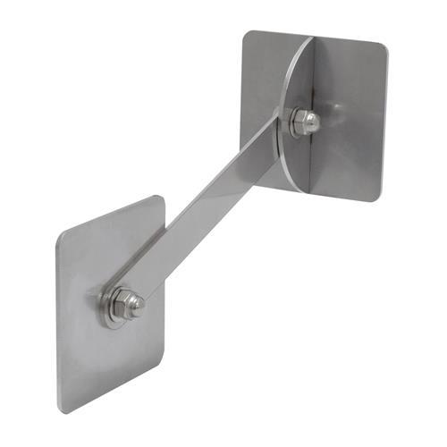 エスコ (ESCO)  EA979CL-26 65x65mm 転倒防止可動式金具(ステンレス製/壁用 EA979CL-26 (2個セット) | 