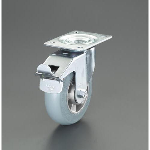 エスコ (ESCO) 100mm キャスター(自在金具/ブレーキ付) EA986GP-21