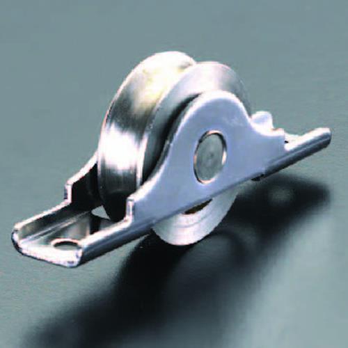 エスコ (ESCO)  EA986R-1A 30mm 戸車(丸レール用・ステンレス製) EA986R-1A (3個セット) | 