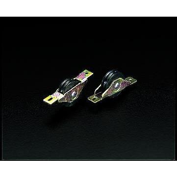 エスコ (ESCO)  EA986RF-36 戸車(吸音型/2個) EA986RF-36 (14Stセット) | 