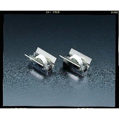 【SALE価格】エスコ (ESCO)  EA986RJ-12 14-22mm 戸車(サッシ用・POM車・ステンレス枠/2個) EA986RJ-12 【3袋セット】 | 