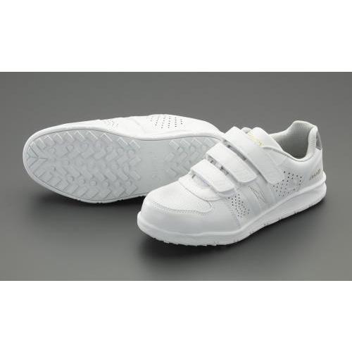 エスコ (ESCO)  EA998VM-25.5A 25.5cm プロスニーカー(静電/白) EA998VM-25.5A (2足セット) | 