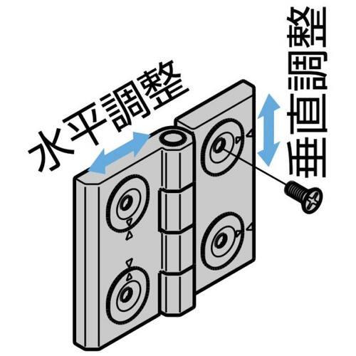SUGATSUNE (170090552)270°開き面付調整蝶番 ( 218-9606 ) スガツネ工業(株) |  | 02