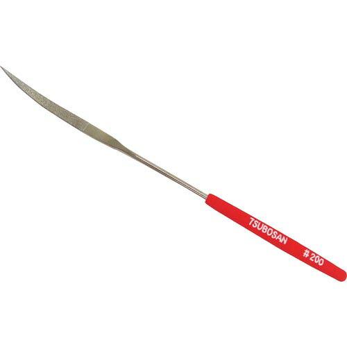 ツボサン ダイヤモンドヤスリ 片コテ 半丸 #200  ( TDHA20J ) | 