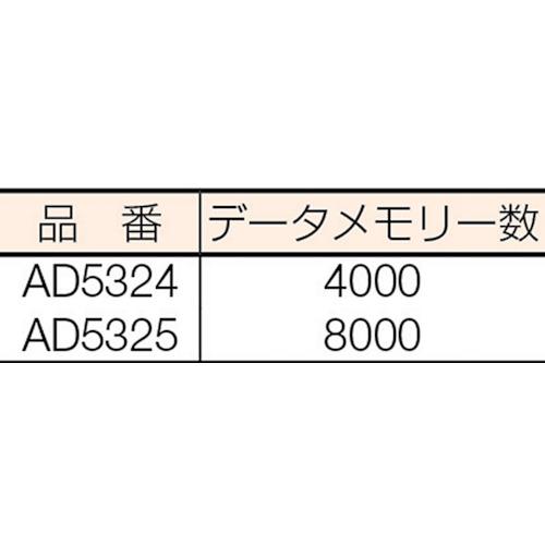 限定販売の人気ブランド A&D 温度データーロガー 8000メモリー ( AD5325 ) (株)エー・アンド・デイ