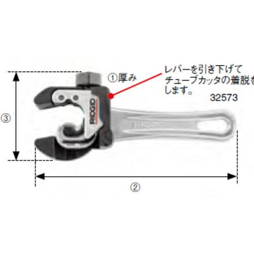 RIDGID 2イン1 スプリング式チューブカッター ( 32573