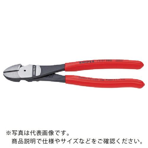 【SALE価格】KNIPEX 強力型ニッパー プラスチックハンドル 180mm ( 7401-180 ) KNIPEX社 | 
