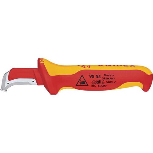 【SALE価格】KNIPEX 絶縁電工ナイフ 155mm ( 9855 ) KNIPEX社 | 