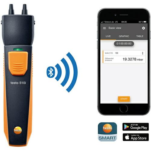 TESTO ( テストー ) 差圧計 testo 510i スマートプローブ