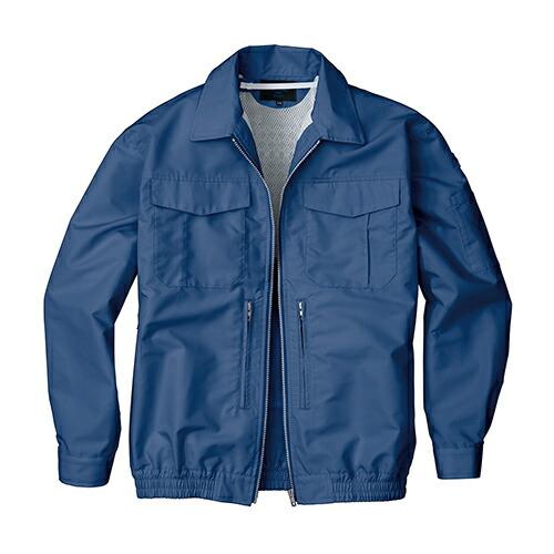空調服　空調服R　スペーサー一体型長袖ブルゾン（ウェア、専用インナースペーサー） ( KU92130/ネイビー/ＬＬ ) | 