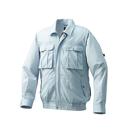 空調服　空調服R　制電長袖ブルゾン(フルハーネス対応)（ウェア、休止フック2個付） ( KU92100/シルバー/ＬＬ ) | 