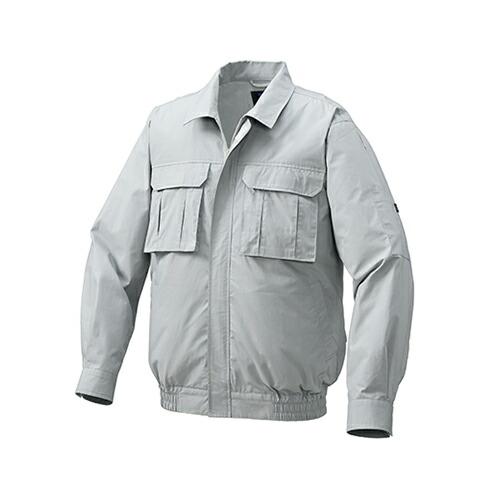 空調服　空調服R　長袖ブルゾン(ウェアのみ) ( KU91900/シルバー/5L ) | 