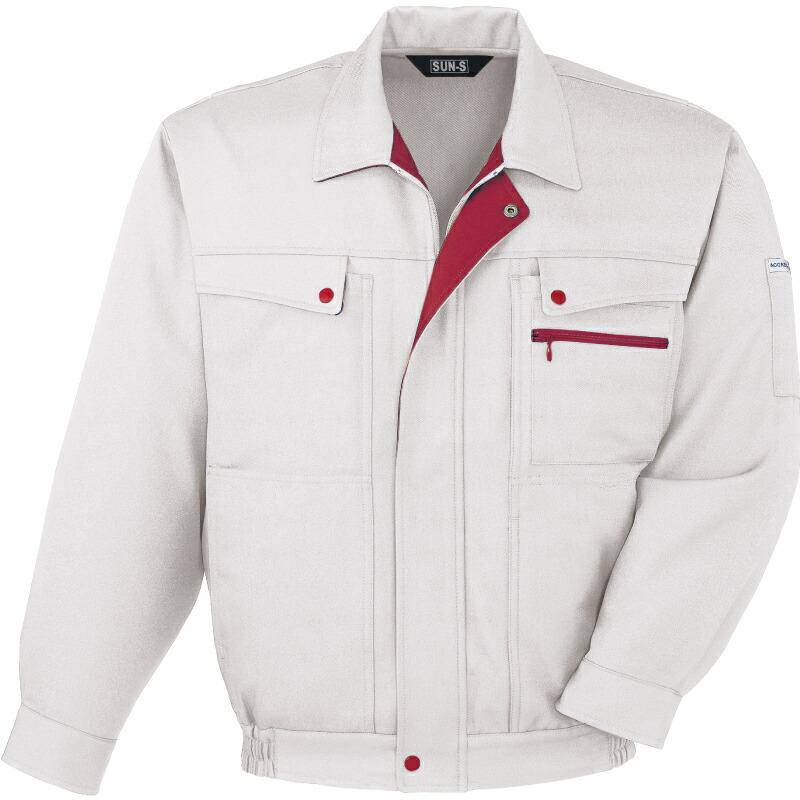 サンエス　コーディネートブルゾン　シルバー/3Lサイズ ( WA2700 6シルバー 3L ) | 