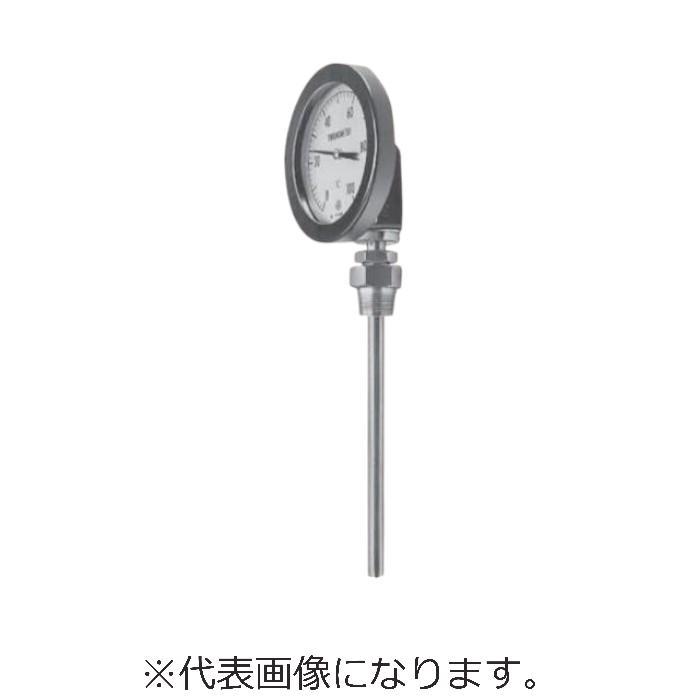 長野計器 バイメタル式温度計(φ75、0~300℃) ( TB23-000X300℃-φ8X150L ) | 
