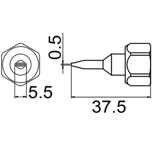 白光　ノズル NL-S 袋ナット付 ( 801-NL-S ) |  | 01