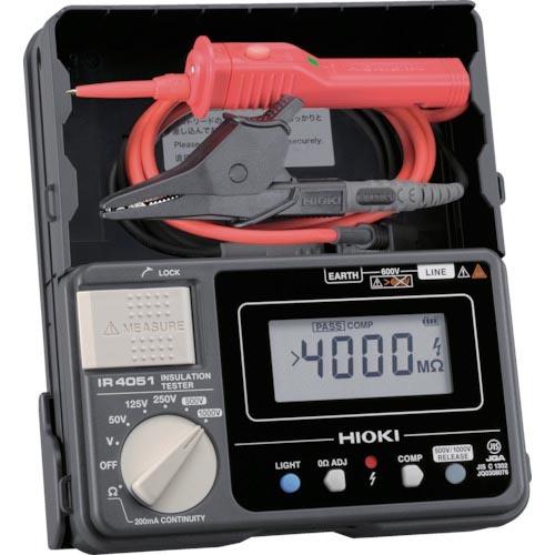 HIOKI ( 日置電機 )　デジタル絶縁抵抗計（５レンジ）　スイッチ付きリード ( IR4051-11 )
