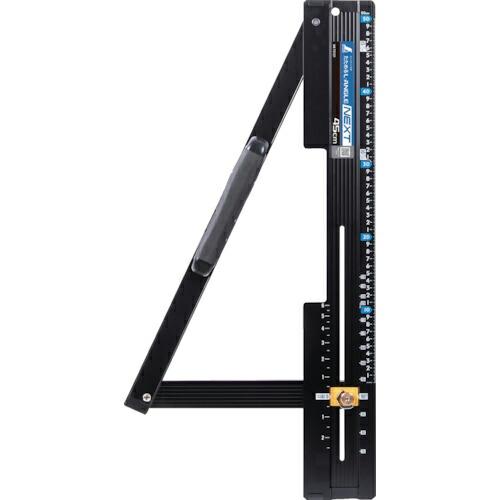 シンワ 丸ノコガイド定規 たためるエルアングルNext45cm 角度切断機能付 ( 73121 ) | 