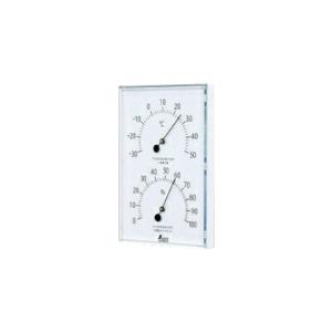 シンワ 温湿度計W-1 角型 ホワイト ( 70510 ) | 