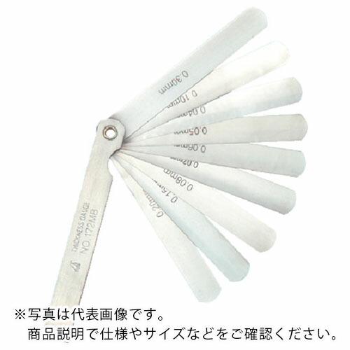 シンワ シックネスゲージ Ｂ １００ｍｍ ９枚組 ( 73780 ) | 