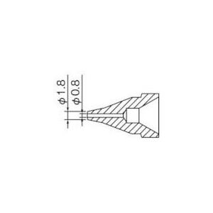 白光　ノズル　０．８ＭＭ　Ｓ型 ( N61-04 ) | 