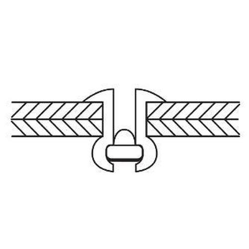 ブラインドリベット(1000本入) ( NSS64A ) (株)ロブテックス ( BGUNJ )_3