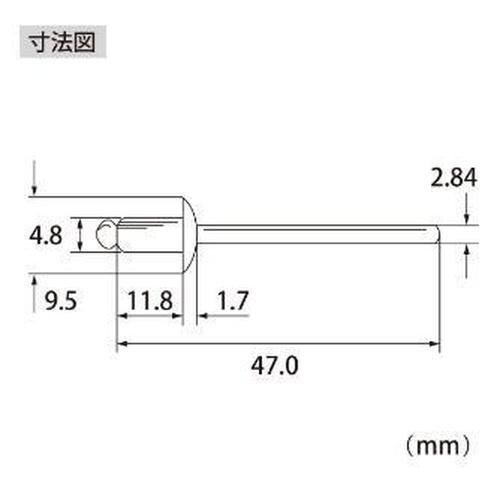 ブラインドリベット(1000本入) ( NSS64A ) (株)ロブテックス ( BGUNJ )_6