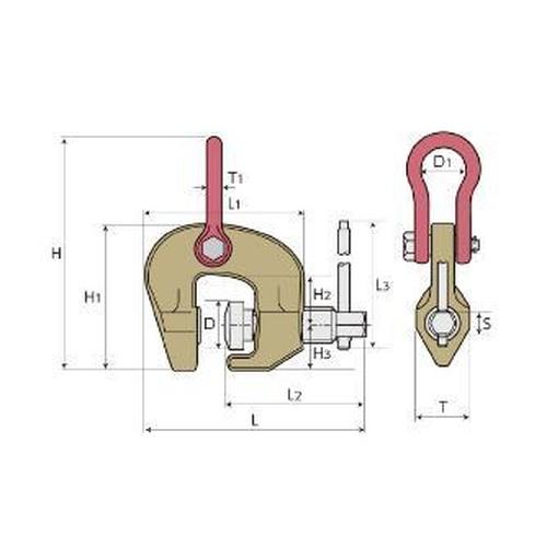 スクリューカムクランプ(万能型)  ( SCC1RF )  ( BKSPI ) |  | 01