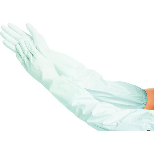 SHOWA 腕カバー付手袋薄手 No240 ホワイト Mサイズ ( NO240-MW )  ( F7O23 ) |  | 02