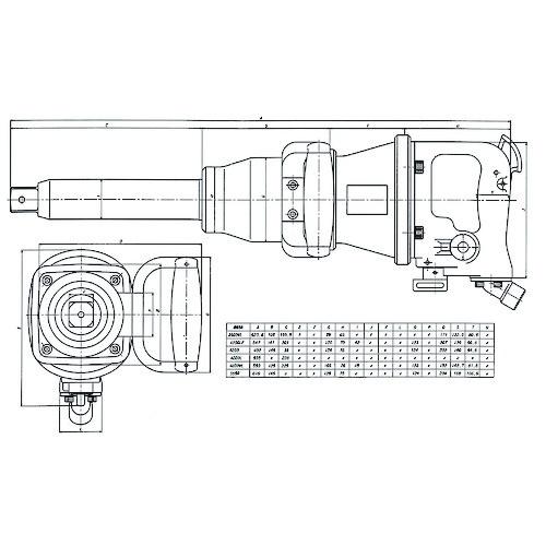 VESSEL ( ベッセル ) 軽量エアーインパクトレンチ GT55R ( GT-S55R ) ( VFL57 )_1