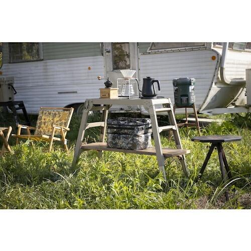 ハセガワ 脚部伸縮式足場台(サンドベージュ)  ( DRS-0780C(BE) ) |  | 13