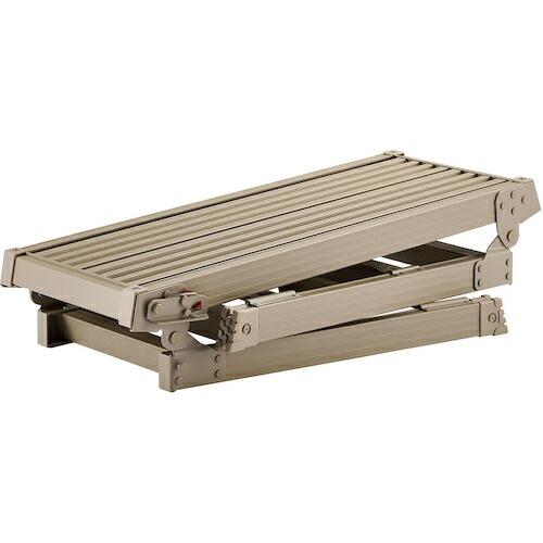 ハセガワ 脚部伸縮式足場台(サンドベージュ)  ( DRS-0780C(BE) ) |  | 03