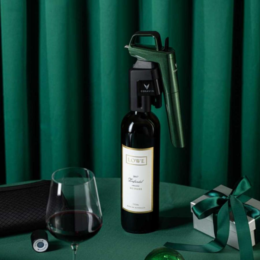 CORAVIN コラヴァン Timeless モデル6+ ForestGreen フォレストグリーン 限定カラー メーカー保証１年付 CRV1039 ワインセーバー 保存 酸化抑制 ワイン 送料無料 | CORAVIN | 03