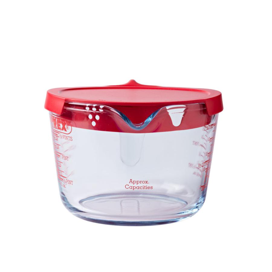 PYREX 耐熱 ガラス 容器 パイレックス フタつき メジャージャグ