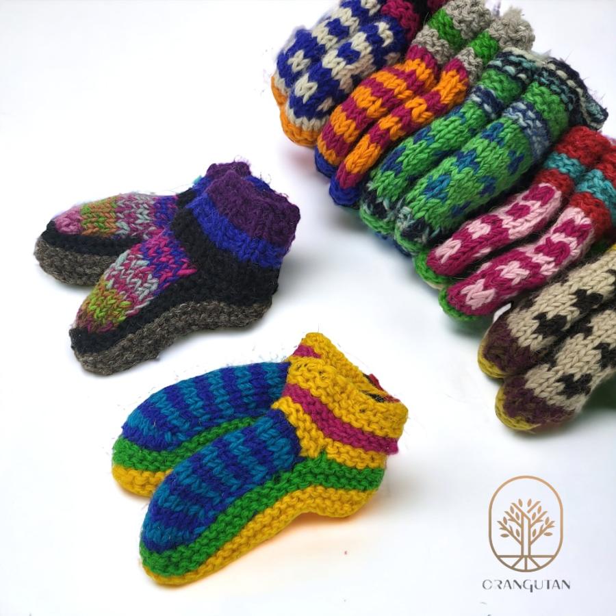 毛糸の靴下 ネパールウール ルームソックスa Size10 12 キッズサイズ 靴下 ソックス 保温アイテム 子供靴下 フリース Orangutan オランウータン 通販 Yahoo ショッピング