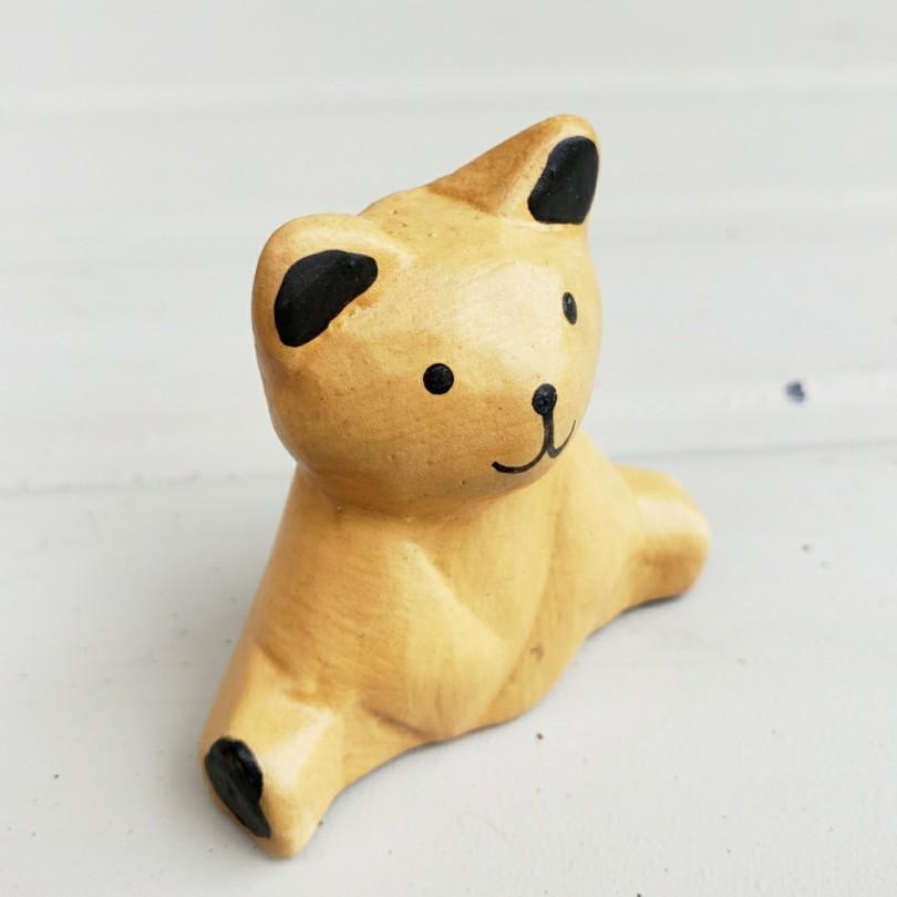 犬 いぬ 予約販売品 バリ木彫り 犬の置物 木製の犬 ナチュラル アジアン雑貨