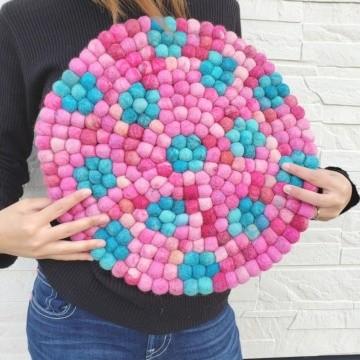 フェルトボール キッチン雑貨 キッチンマット 40cm 北欧 鍋敷き ランチョンマット ポットマット 生活雑貨 Orangutan オランウータン 通販 Yahoo ショッピング