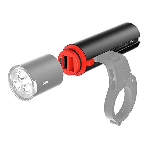 KNOG(ノグ)　自転車　ライト　パワーバンク　mAh　BANK]　L　USB充　[PWR　PWR用モジュラー式バッテリー　10000