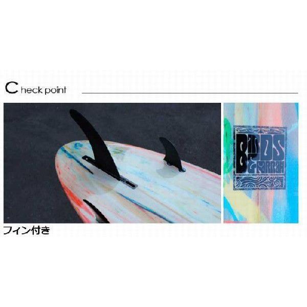 【SALE】BIRDS & FARRAH/バーズ＆ファーラー 　ミッドレングスサーフボード 長さ7'0" 幅22 1/4" 厚さ2 7/8"　  5カラー【送料無料】 |  | 02