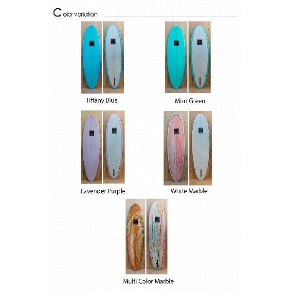 BIRDS & FARRAH/バーズ＆ファーラー 　ミッドレングスサーフボード 長さ7'2" 幅22 1/4" 厚さ2 7/8"　  5カラー【送料無料】 |  | 01