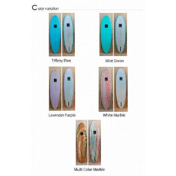 【SALE】BIRDS & FARRAH/バーズ＆ファーラー 　ミッドレングスサーフボード 長さ7'4" 幅22 1/4" 厚さ2 7/8"　  5カラー【送料無料】 |  | 01