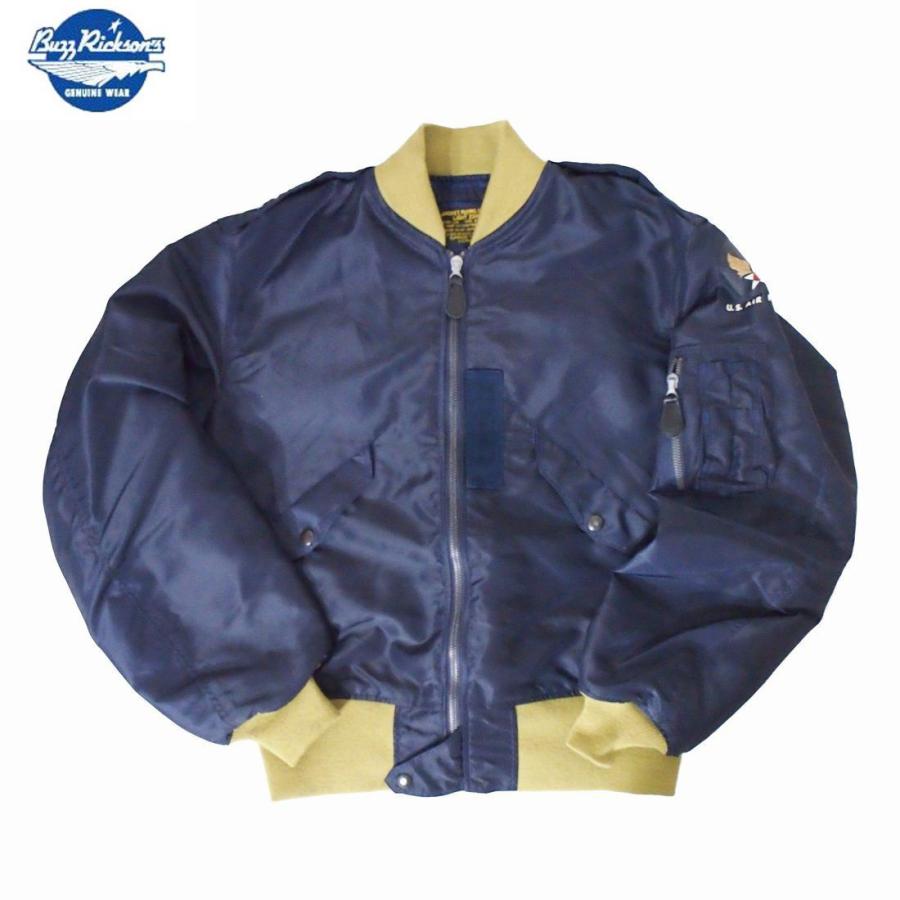 BuzzRickson's/バズリクソンズ 　L-2A “SUPERIOR TOGS CORP.”GREEN RIB  Mサイズ　ブルー　 | BUZZ RICKSON'S