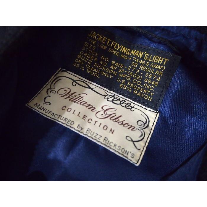 BuzzRickson's/バズリクソンズ 　WILLIAM GIBSON COLLECTION Type BLACK L-2B (REGULAR)　38（Mサイズ）　ブラック | BUZZ RICKSON'S | 03