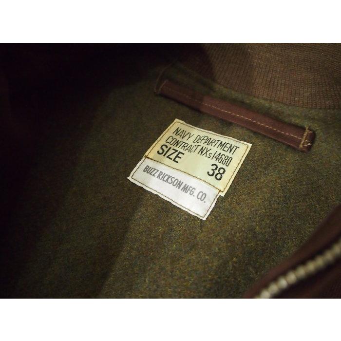BuzzRickson's/バズリクソンズ  　JACKET,DECK,ZIP BROWN VERSION NAVY DEPARTMENT　 38インチ（Mサイズ）　ブラウン　メンズ【送料無料】 | BUZZ RICKSON'S | 03