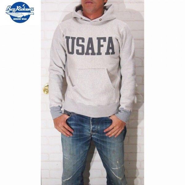 BuzzRickson's/バズリクソンズ リバーススウェット　パーカー「USAF　ACADEMY」　 Mサイズ　グレー【送料無料】 | BUZZ RICKSON'S | 05