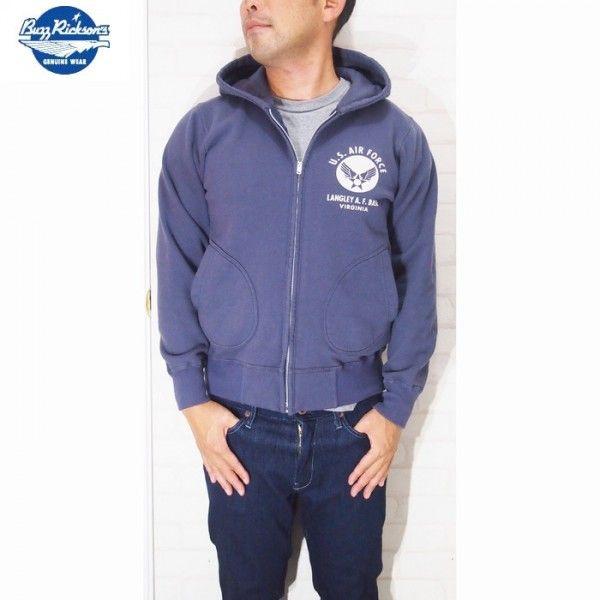 BuzzRickson's/バズリクソンズ  フルジップスウェットパーカー“U.S.AIR FORCE”　 Mサイズ　2カラー　送料無料 | BUZZ RICKSON'S | 05