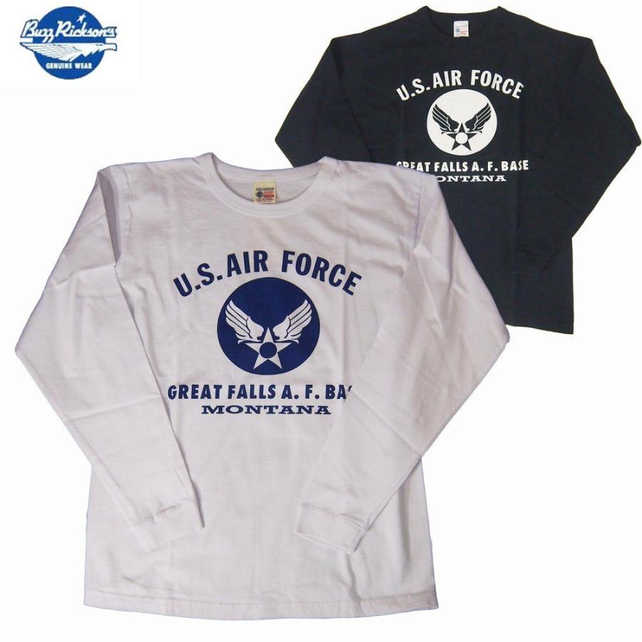 BuzzRickson's/バズリクソンズ L/S　Tシャツ「U.S.AIR FORCE」2カラー Mサイズ Made In　USA.  送料無料 | BUZZ RICKSON'S